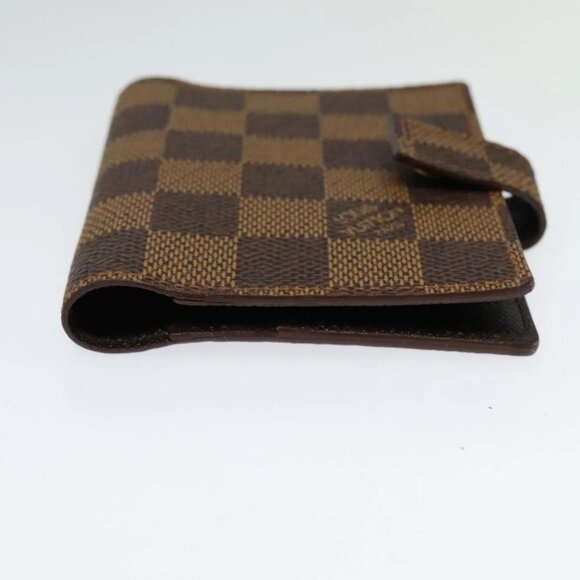 LOUIS VUITTON Damier Ebene Agenda Mini Day Planner Cover R20705 LV Auth 118844 - Picture 6 of 16